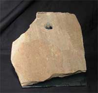 Stone roof tile, Kirkstall Abbey© Abbey House Museum<click to enlarge> 