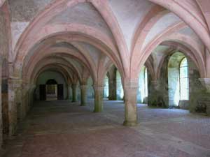 
Undercroft or scriptorium at Fontenay
