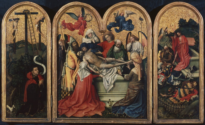 The Seilern Triptych - The Entombment