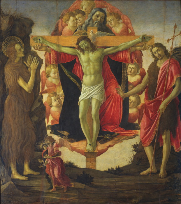 The Trinity with St Mary Magdalen and St John the Baptist, the Archangel Raphael and Tobias
